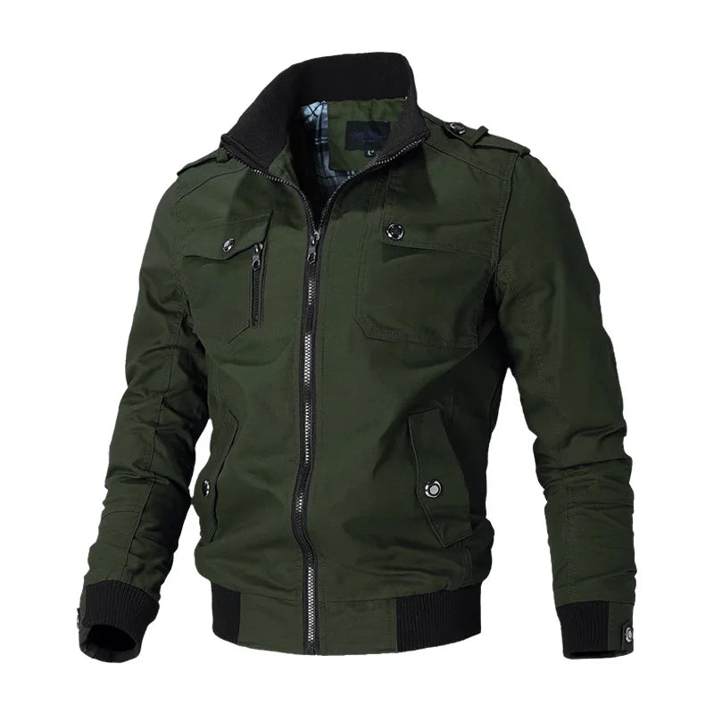 FrühlingHerbst Jacke Slim Fit - Winddicht, Polyester, XXL