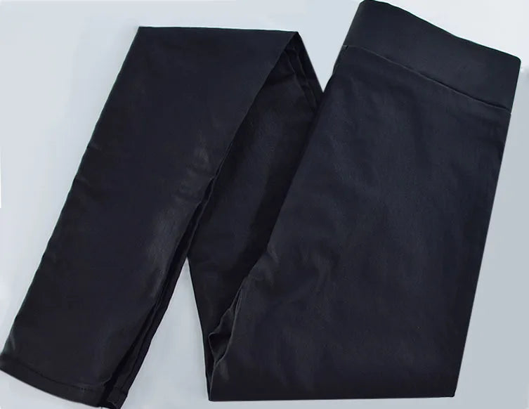 FujianCraft Leggings High Waist - Vollänge Elastisch Denim