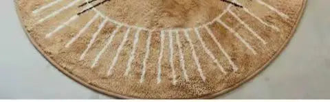 Photography Props Cartoon Round Shape Mat for Children Kid Play Pad Round Carpet Lion Playmat Living Room Carpet Rug for Bedroom