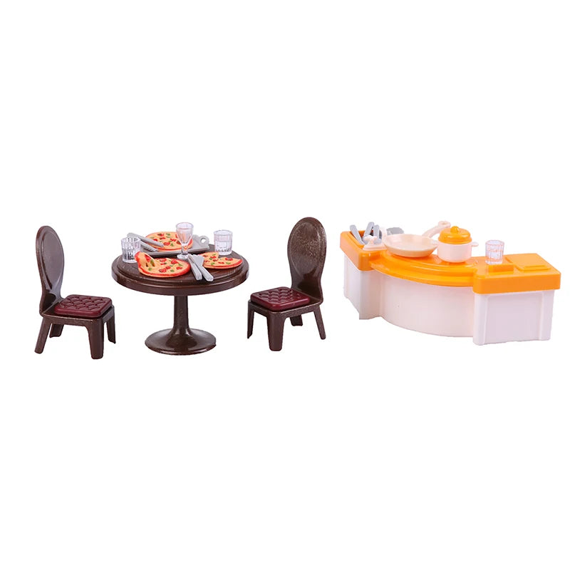 Diapercore Puppenhaus Möbelset Miniatur - 1:12 Plastik 6-12J
