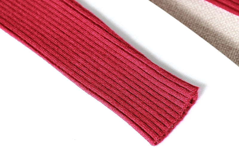 Pulover Livia cu guler înalt slim, cu nervuri - S-XL, mânecă lungă