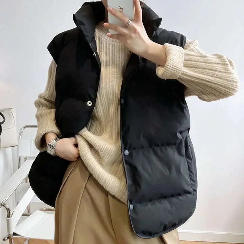 Sheng palae Mode Baumwolle Weste - Ärmellos M Baumwolle