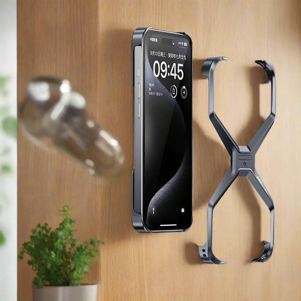 Phone case for iphone metal x type removable heat dissipation cover