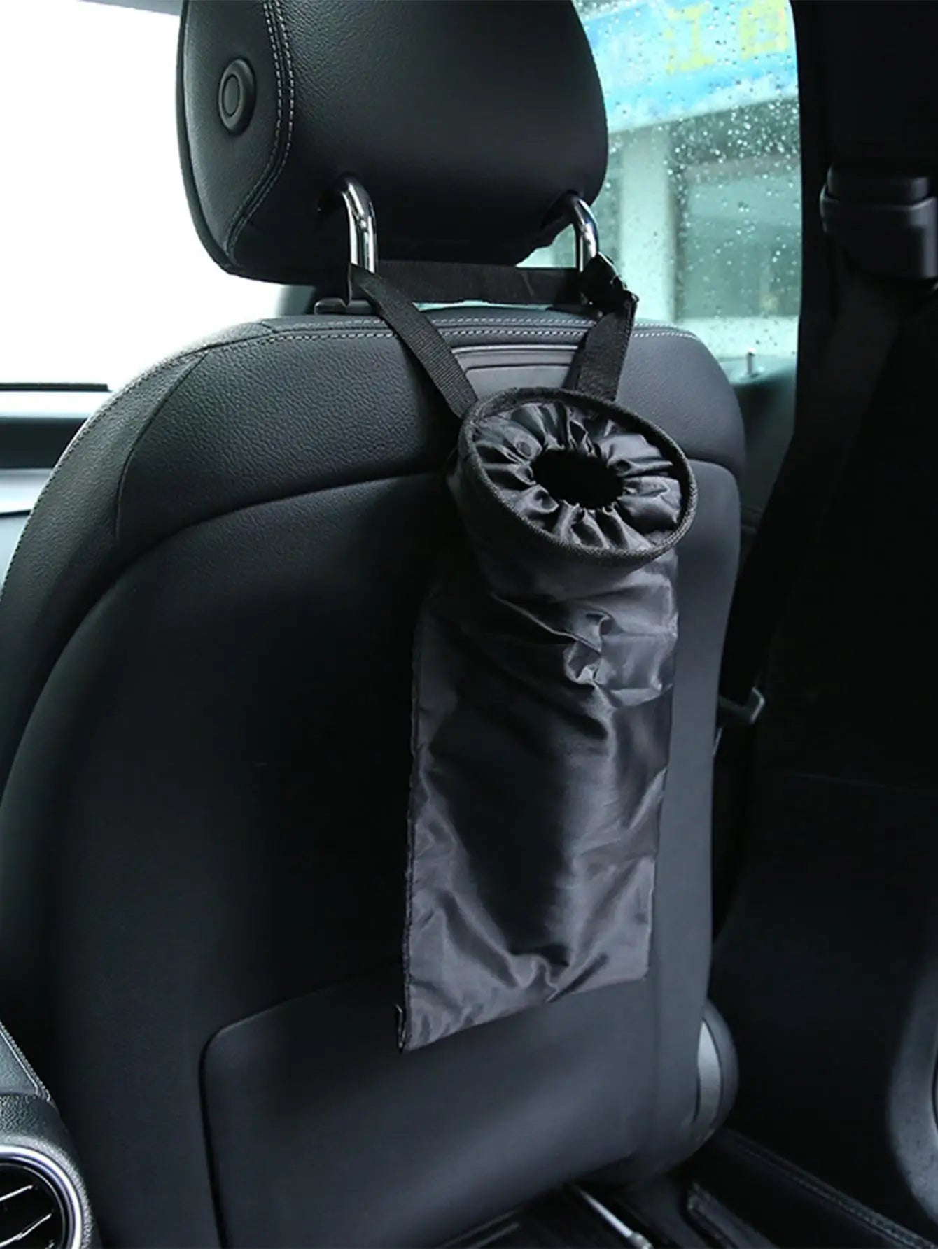 1PC Car Garbage Storage Hanging Bag
