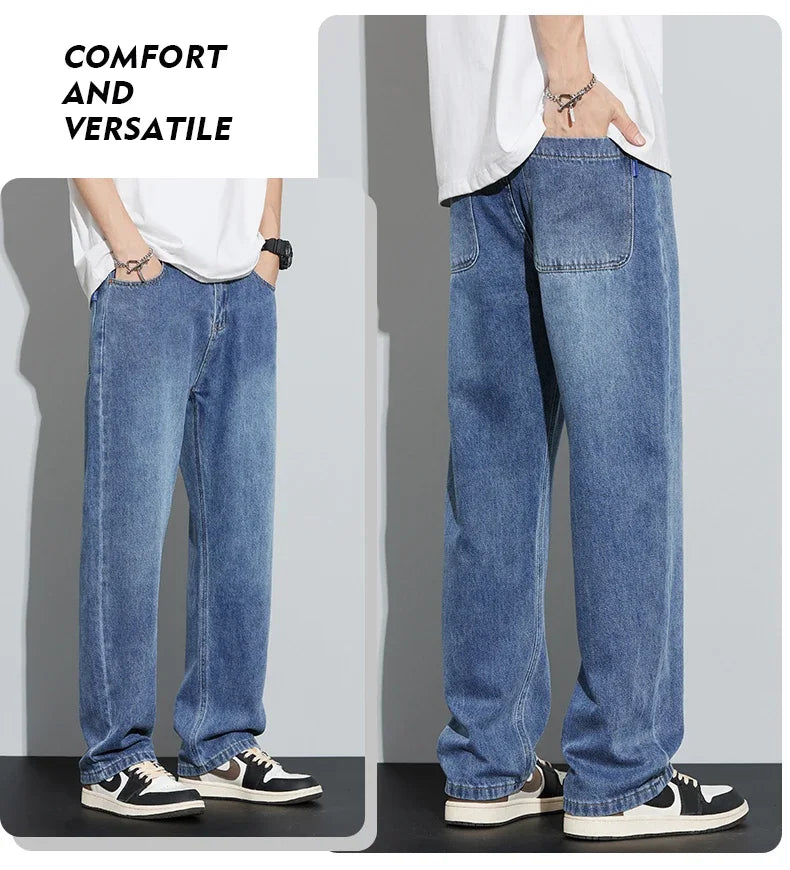Guangdong Jeans Lockere Passform - 100% Baumwolle Weit