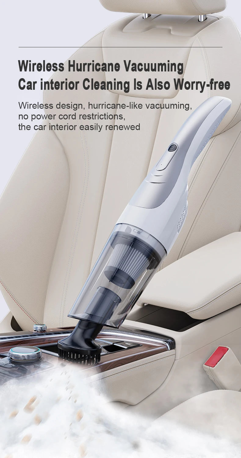 Cordless Wireless Vacuum Cleaner for Home Appliance Brushless Vaccum Cleaner for Car Home Cleaning Vacuum Cleaner