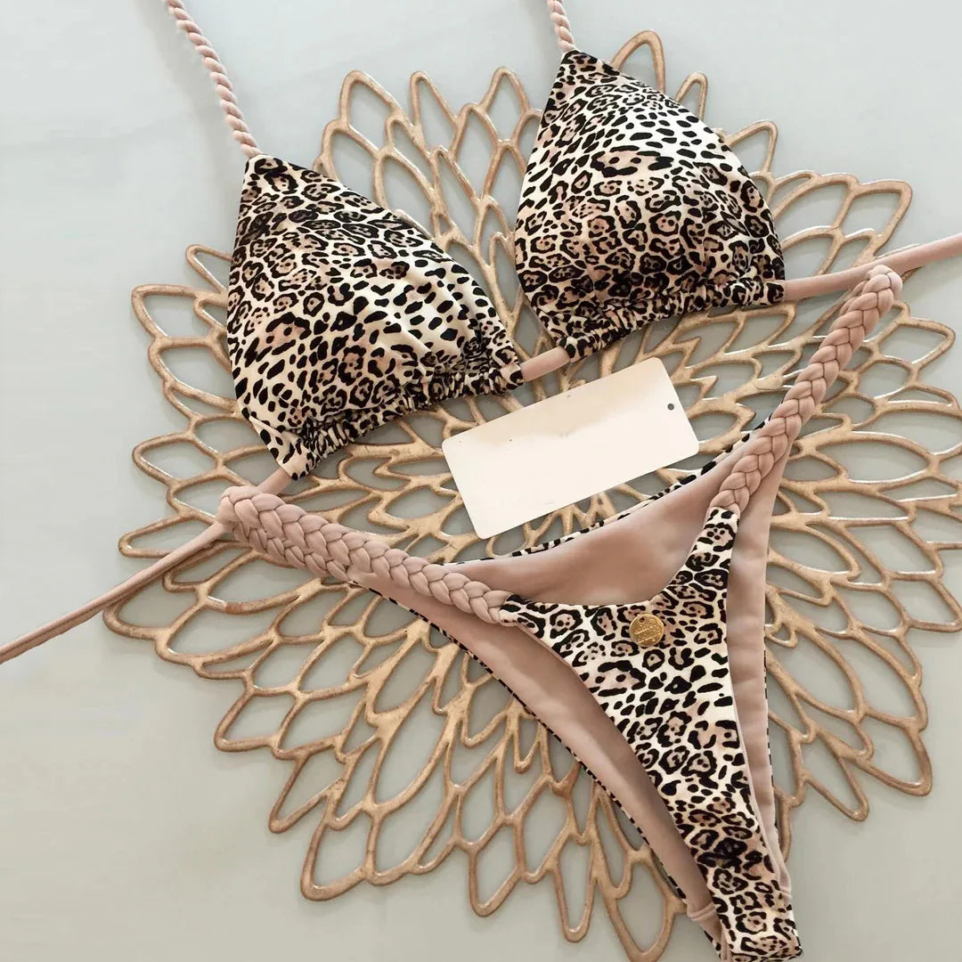 Bikini-Set: Zwei-teiliger Schwimmanzug Stylish Design Hautfreundlich - Beach-Holiday Pool Schwimmbekleidung
