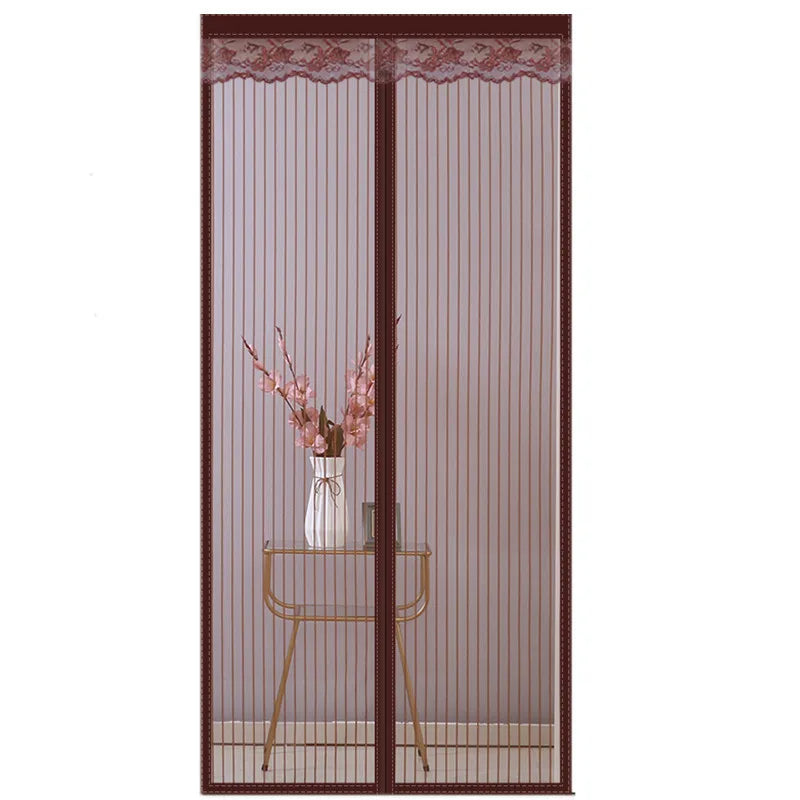 Door Curtain Summer Anti-mosquito Household Magnetic Screen Door Screen Magnet Pair Suction Partition Curtain Free Punch