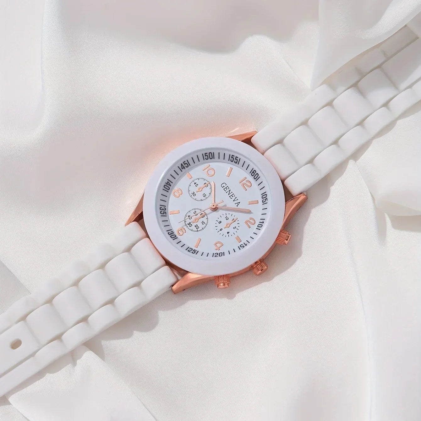 Luxus Set Elegantes Schmuckset - Uhr Ring Kette Ohrringe