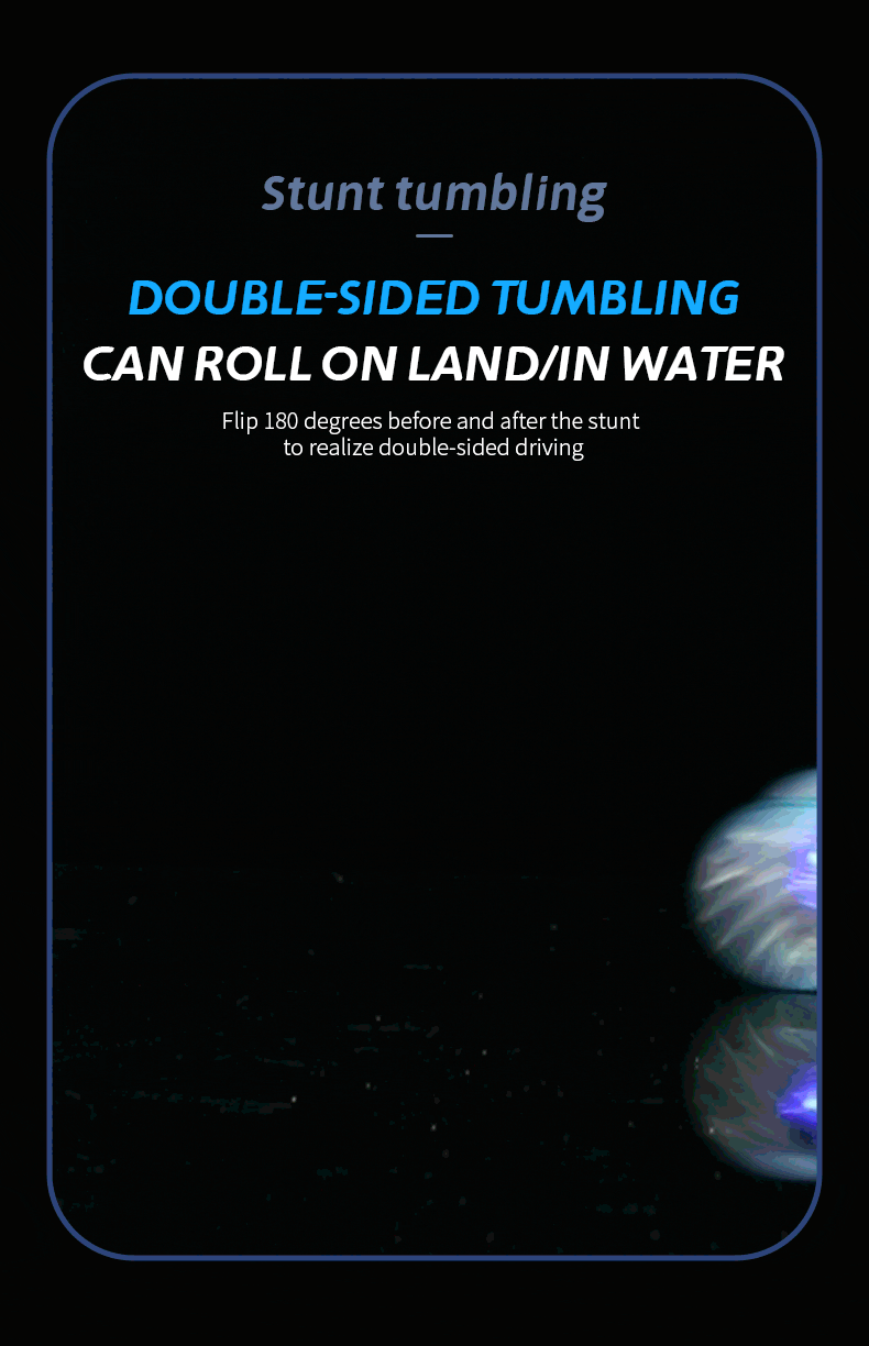 RC-Auto 2025: Neues RC-Stunt-Amphibien-Offroad-Elektro-Remote-Control-Vehicle-Doppelseitiges-Tumbling-Car-Kinder-Licht-Toys-Geschenke-Sammlung
