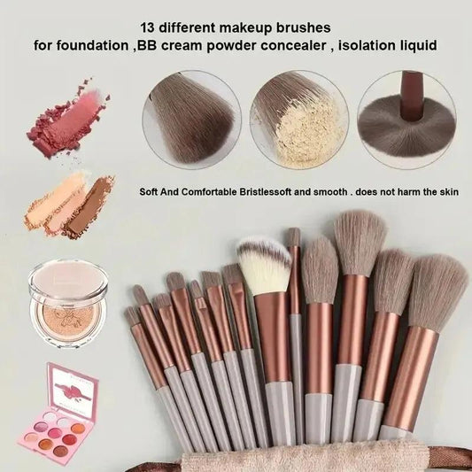 Makeup brush set soft fluffy professional cosmetic tool