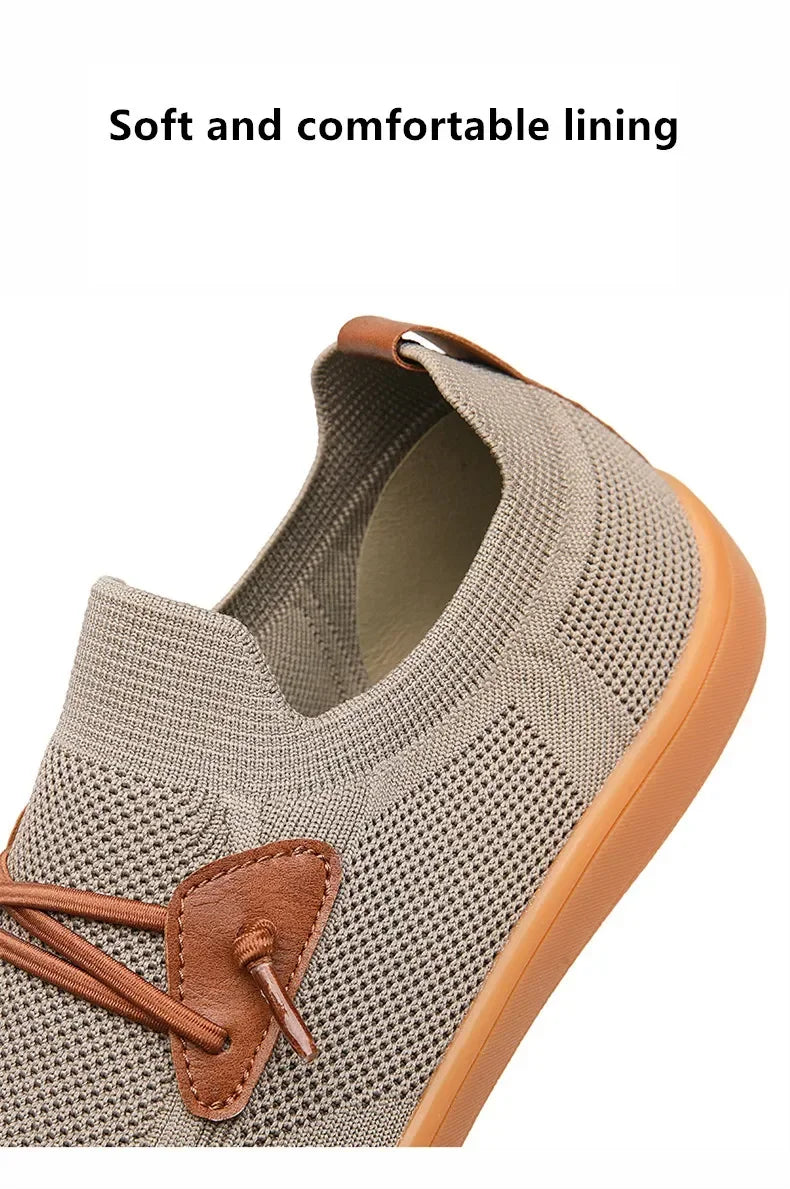 Men Casual Sneakers Minimalism | Zero Drop Sole | Walking Shoes Outdoor Breathable Non-slip Flats Loafer Mens Driving Shoes 2025