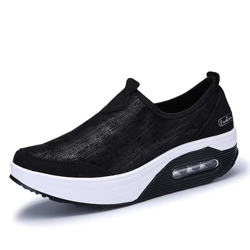 Stuccco Ballerina Slipper Komfort Damen - PU 3cm Absatz