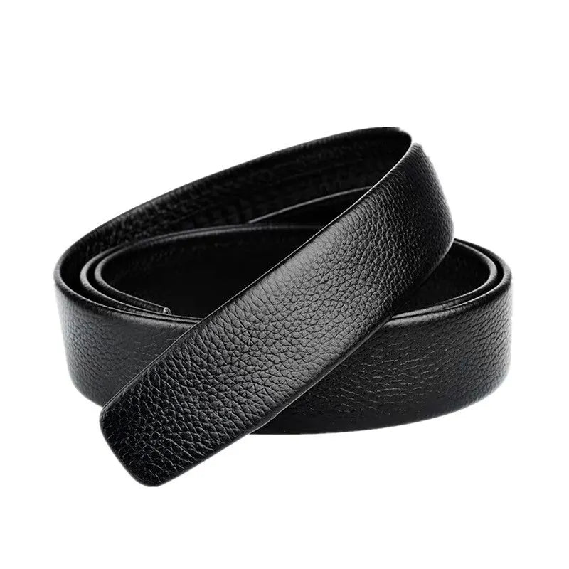 Buckle XL0370 Glänzender Gürtel - 3.8 Cm Breite Litschi