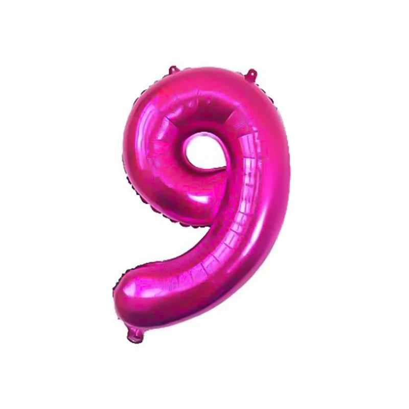 Choice Q001-HPK Zahlenballon - 32 Zoll Rosa Folie Party