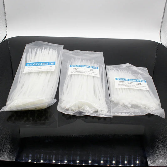 300 Pcs Nylon Kabel Self-locking Plastik Wire Zip Ties Set