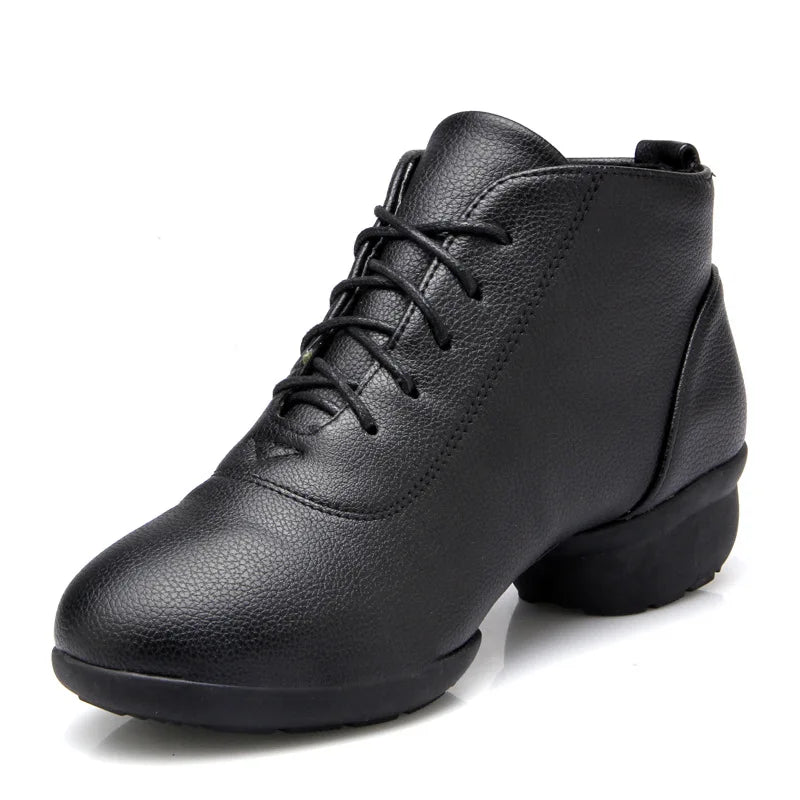 Woman's Dance Sneakers for Women Jazz Dancing Shoes Female Black Red Ladies Modern Ballroom Girl's Sports Shoes Size 34-42