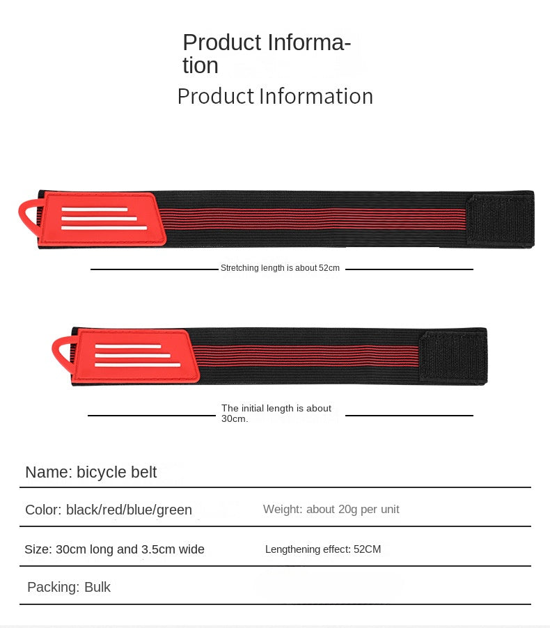 Choice Hosenclip Fahrrad Knöchelband - 1 Paar Nylon