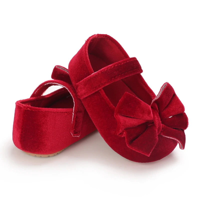 Baby-Prinzessinnen-Schuhe 2025: Flanell Spring-Autumn - First Walker Collection