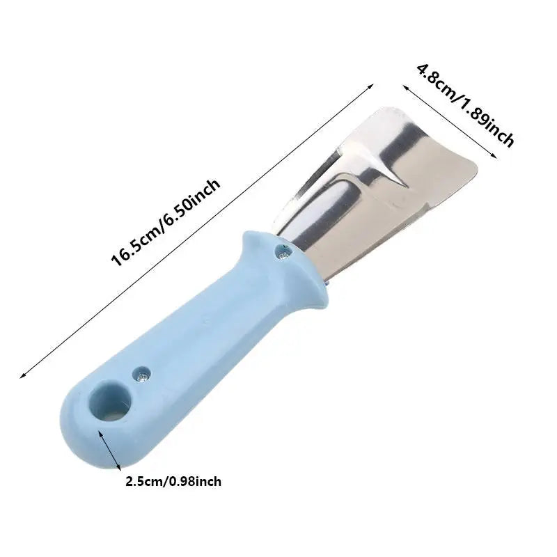 Edelstahl Gefrierschrank Schaber Enteiser Werkzeug Tragbar Kühlschrank Eis Reinigung Schaufel Haushalt Entfrostung Gadget Küche Zubehör