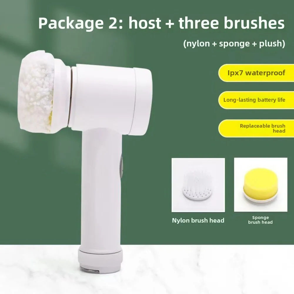 Multifunctional Electric Cleaner Kitchen Household Dish Cleaner Bathroom Sink Cleaner Cleaning Brush Cleaning Tools