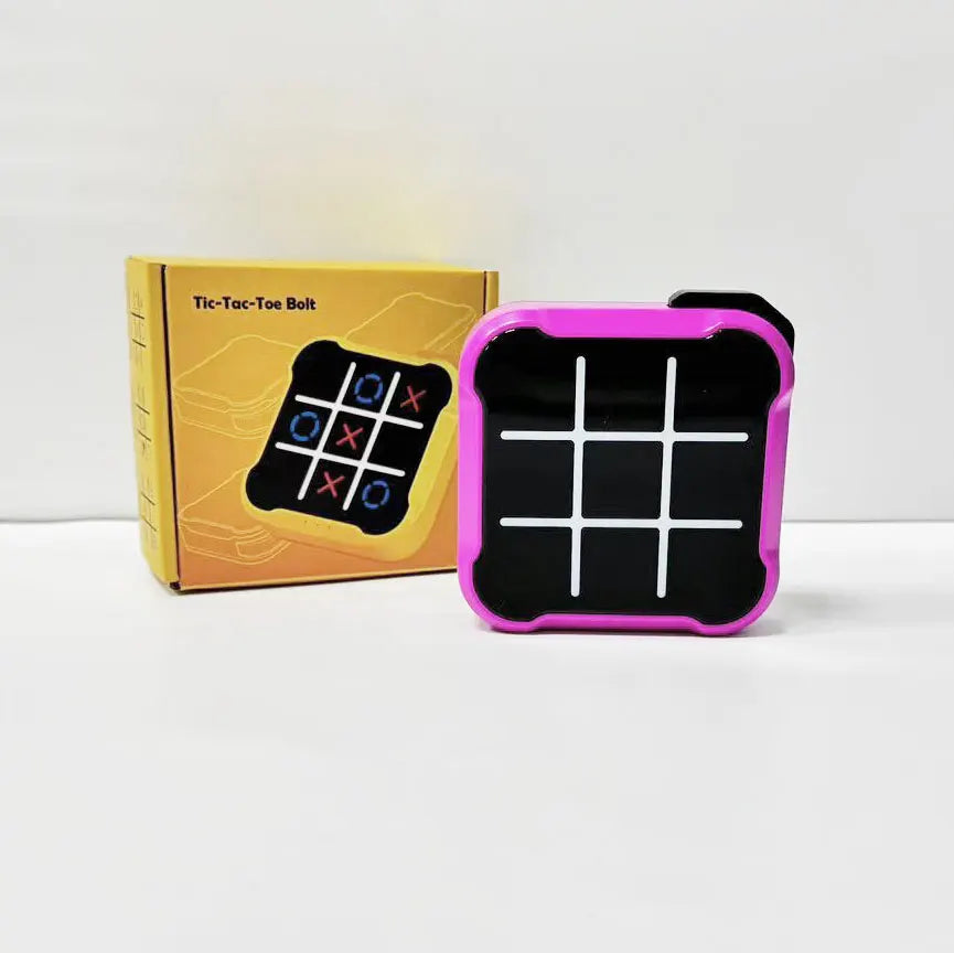 Tic Tac Toe Spiel Kinder Elektronisch Spielzeug Noughts And Crosses Spiel Gedächtnis Training Unendlich Tragbar Reise Spiele Für Kinder Erwachsene