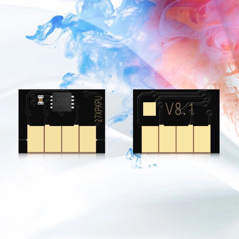 HP727 Cartridge Chip New Upgrade HP 727 Chip For HP DesignJet T920 T930 T1500 T1530 T2500 T2530 Printer 300ml Each Color