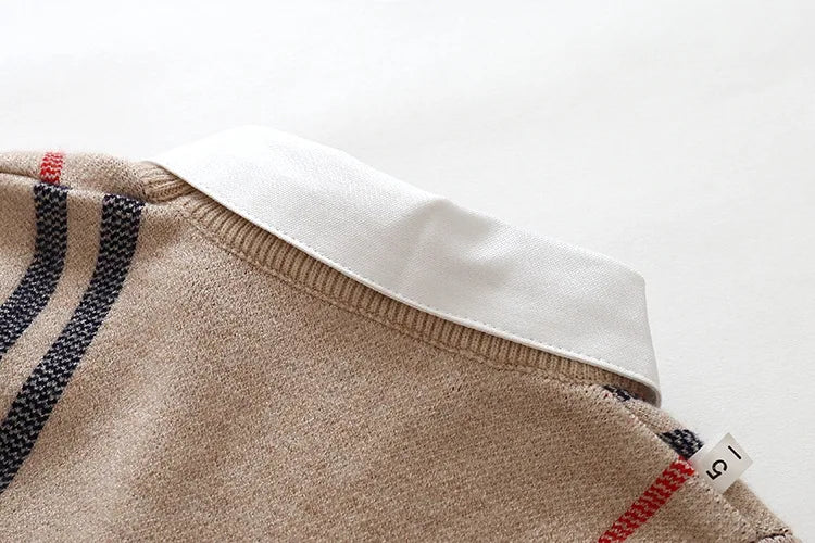 KleinkindKaro Pullover Plaid - Größe 98 104 Baumwolle