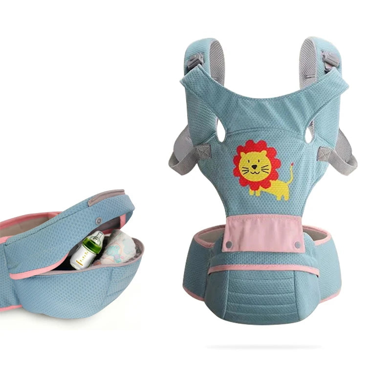 Babytrage 2025: Baby Hipseat Kangaroo Rucksack Mochila Breathable Ergonomic - Baby Carrier Hip Seat Baby Sling Wrap Collection