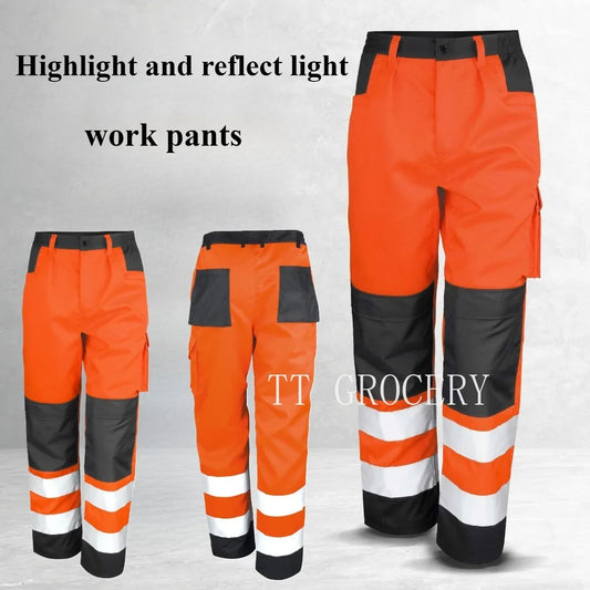 WarnTex R1 Reflektierender Overall - Gr. S-XXL, 6 Taschen