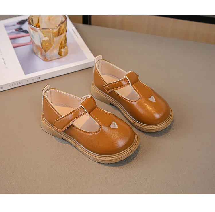 Lina Prinzessin Lederschuhe T-Riemen - Größe 20-27 Weich