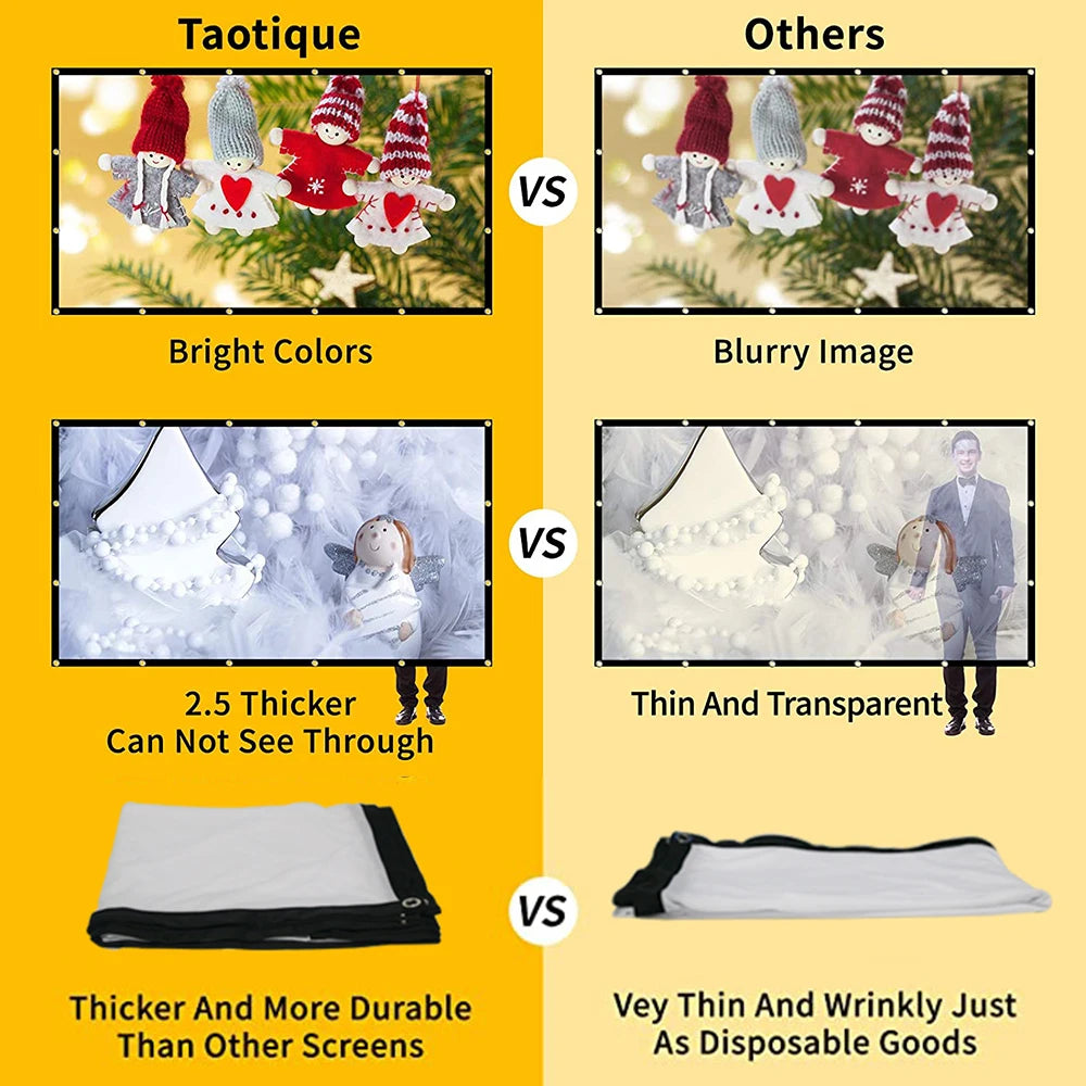 Ecran pliabil ThundeaL 100 inch 16:9 FullHD - Portabil