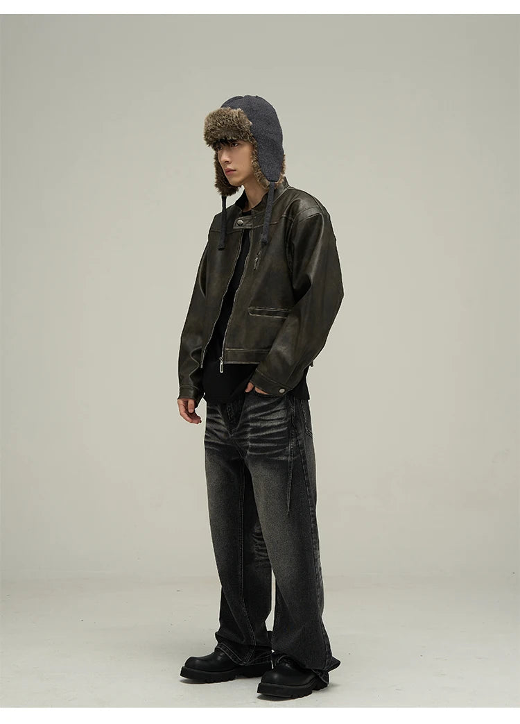 Guangdong Jeans Streetwear Stil - Shorts Denim Loose Herren