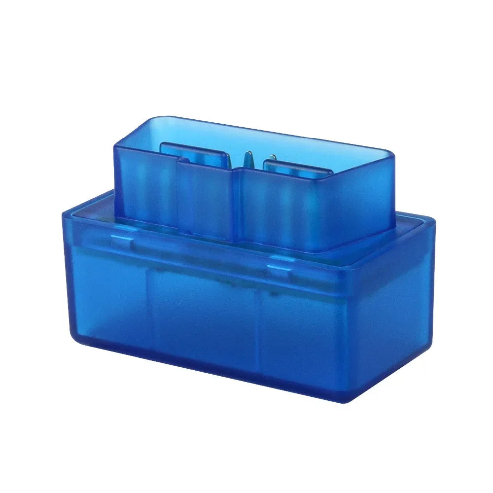 Mini ELM327 V2.1 Bluetooth Scanner 2025 - OBD2 Auto Diagnosegerät Android - Smart Scan Tool Blau