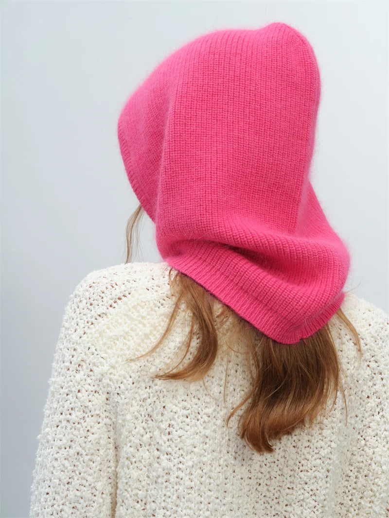 Furina Balaclava Kaninchenpelz Warm - Strick, Einheitsgröße