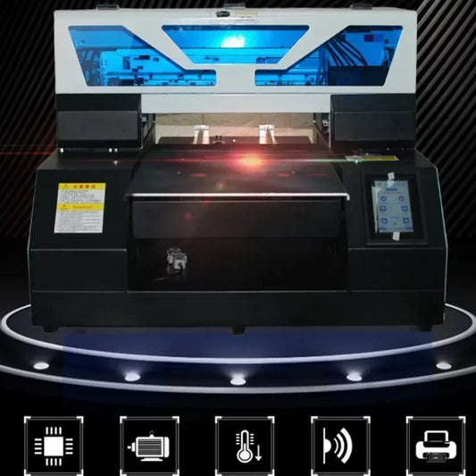 SIHAO A3-19 UV Flachbettdrucker - A3 Druckfläche, 60 W, Größe 30x40 cm by Golden Bridge Store