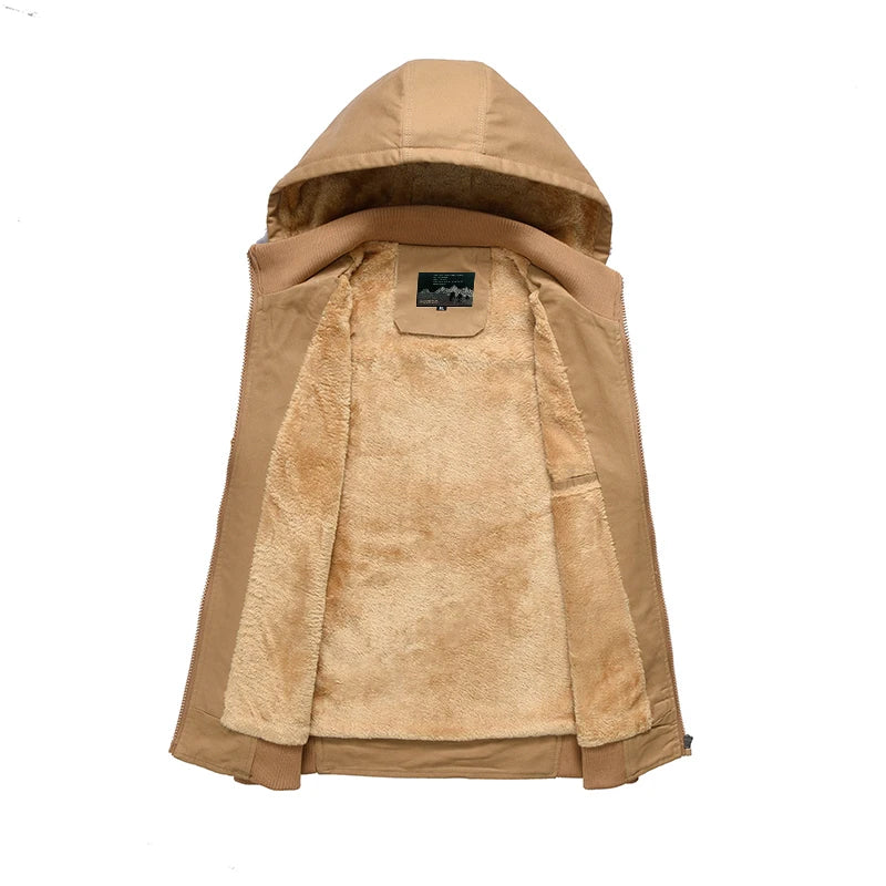 FEEDONCECN Windbreaker Kapuzenweste - Größe M, Fleece, Reißverschluss