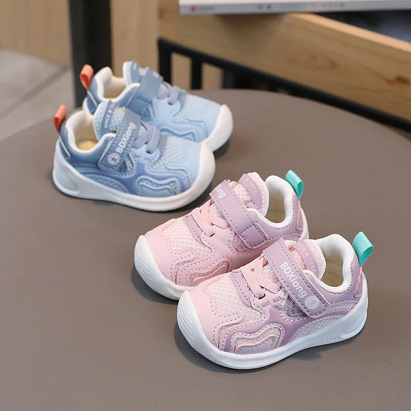 Frühling Herbst Baby Mädchen Schuhe 2025 - Komfortable Mesh Atmungsaktiv - Kleinkind Sneakers Weiche Sohle Erste Schritte