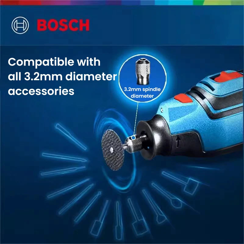 Multitool 2025: Bosch GRO 12V-35 Wireless Rotary Tool - 12V 2.0Ah 3.0Ah Li-Battery Mini Electric Grinder Polishing Cutting Machine Electric Drill Collection