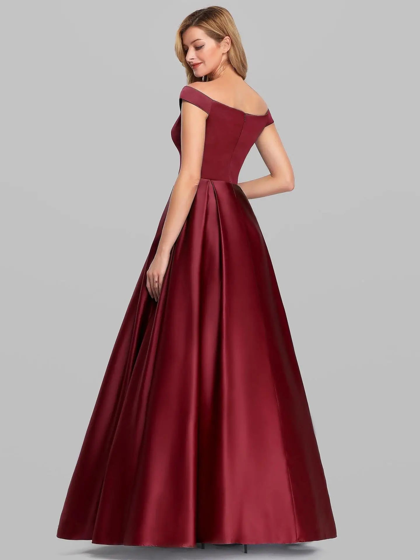Elegant Women Evening Party Dress 2023 New in Sexy V-neck High Waist Maxi Gowns Ladies Boutique Prom Quinceanera Dresses