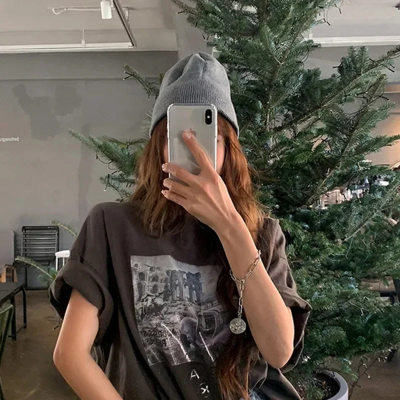 FGHGFCN Ponytail Beanie Wärme Einheitsgröße Acryl Leicht