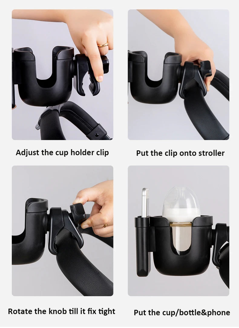 Baby stroller accessories baby bottles rack