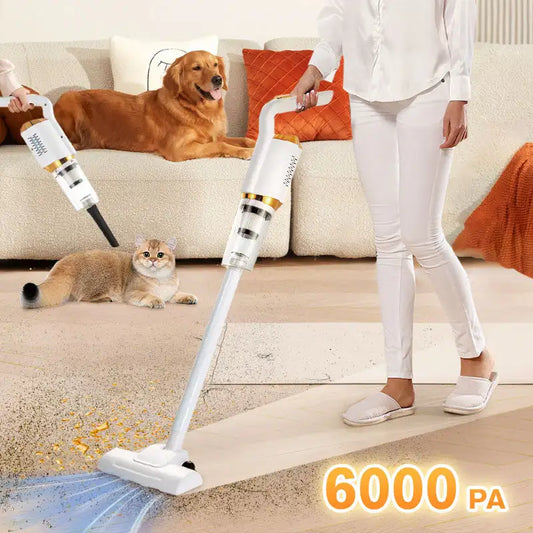 Multipurpose Cordless Vacuum Cleaner ForHousehold&Car High-Power Rechargeable Cleaning Machine Dry Wet Dual-use Portable Sweeper