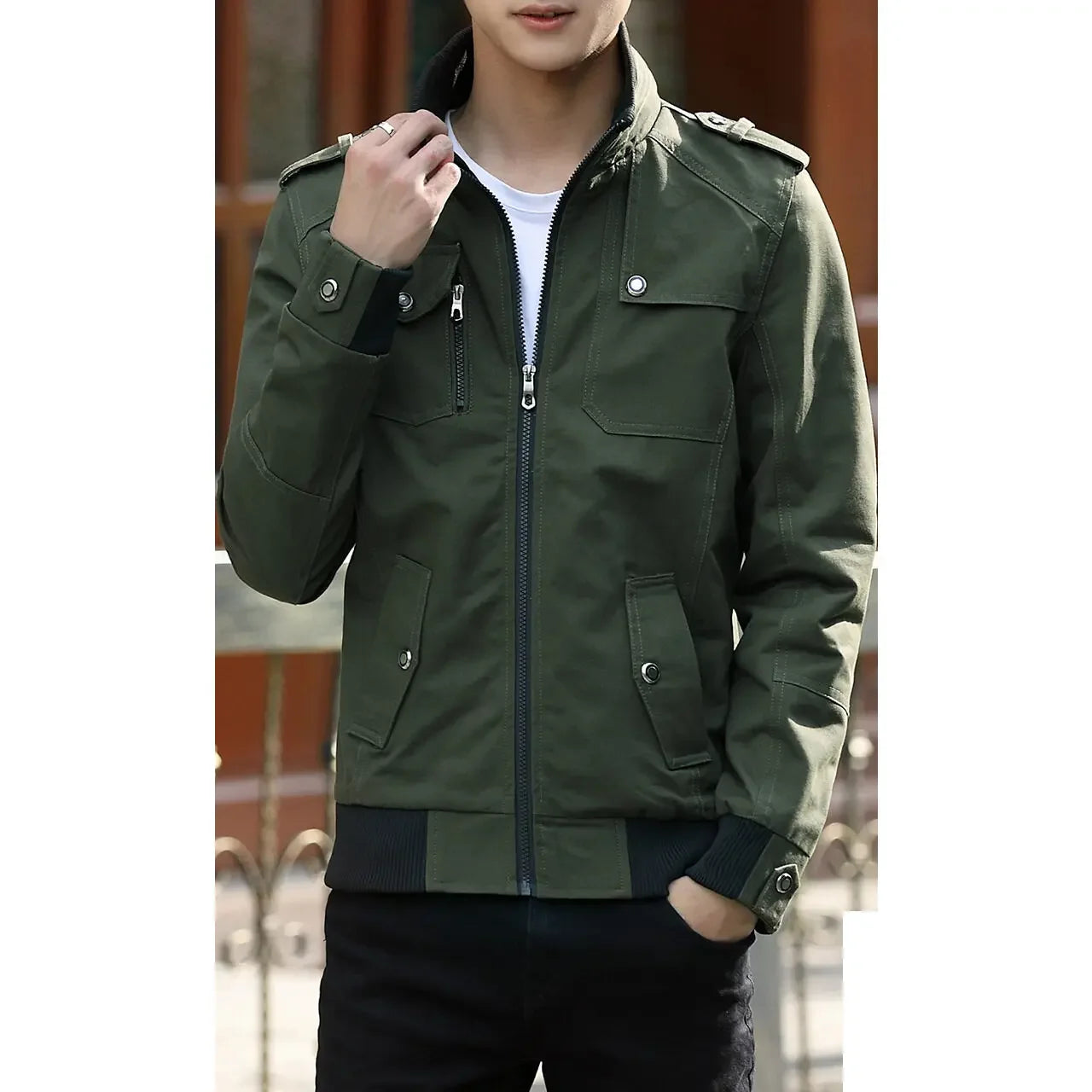 UrbanFit U1 Bomberjacke Herren winddicht - Futter, Gr. L