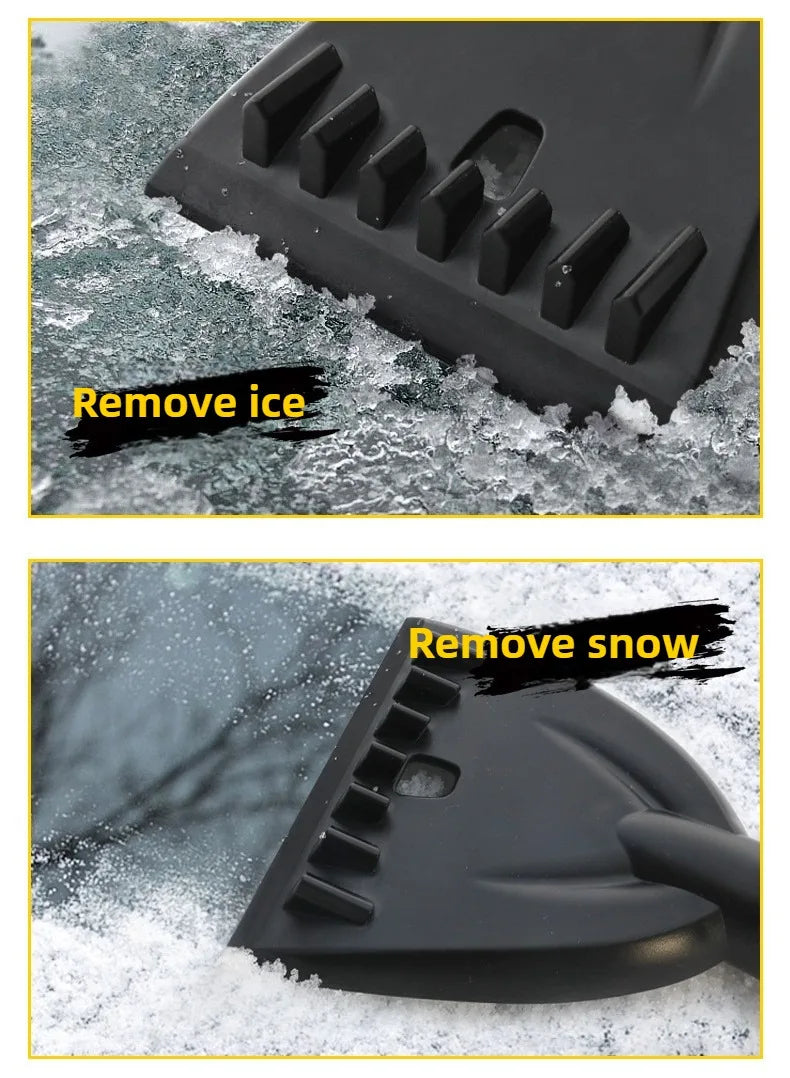 TOFAR Car Snow Shovel Multi-functional Glass Defrost Ice Scraper Snow Sweeping Shovel Winter Window Windshield Clearing Tool