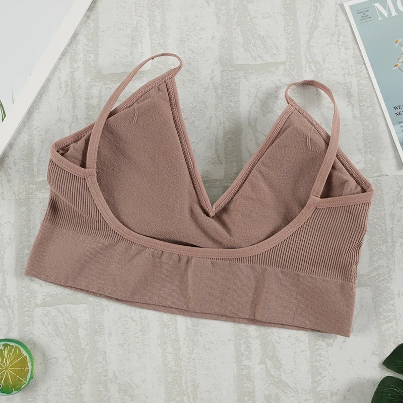 Zhejiang Bralette Gepolstert Nahtlos - 2er Set S M Polyester