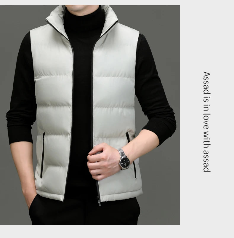 CN Fujian Daunenweste Standkragen Winddicht - Füllung Daunen/Baumwolle, Größe M, Wärmeleistung Hoch