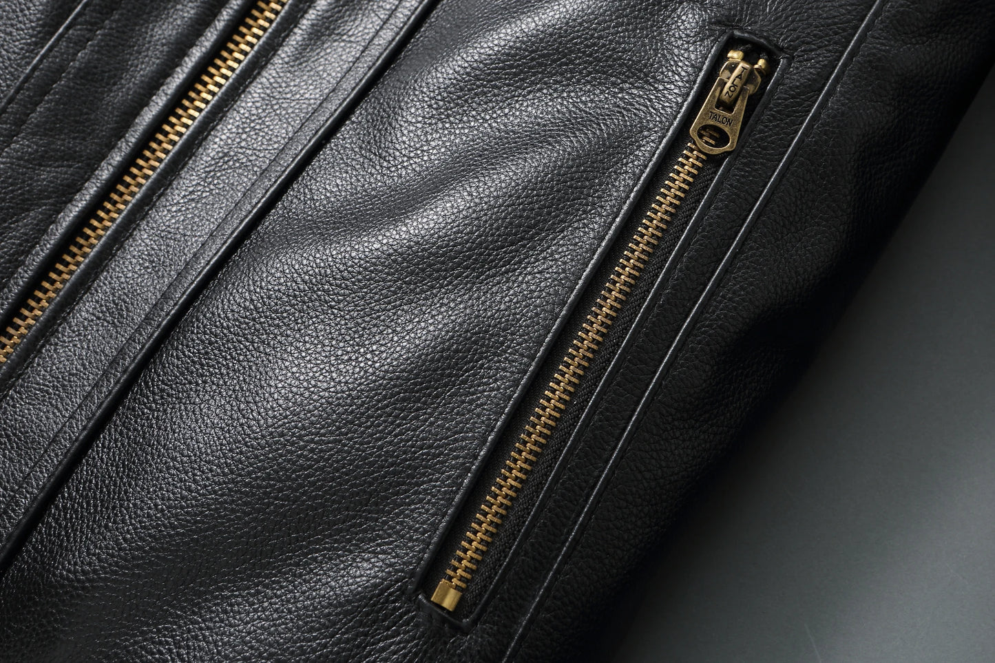 BikerX Milano Lederjacke Vintage Biker - Rindsleder L