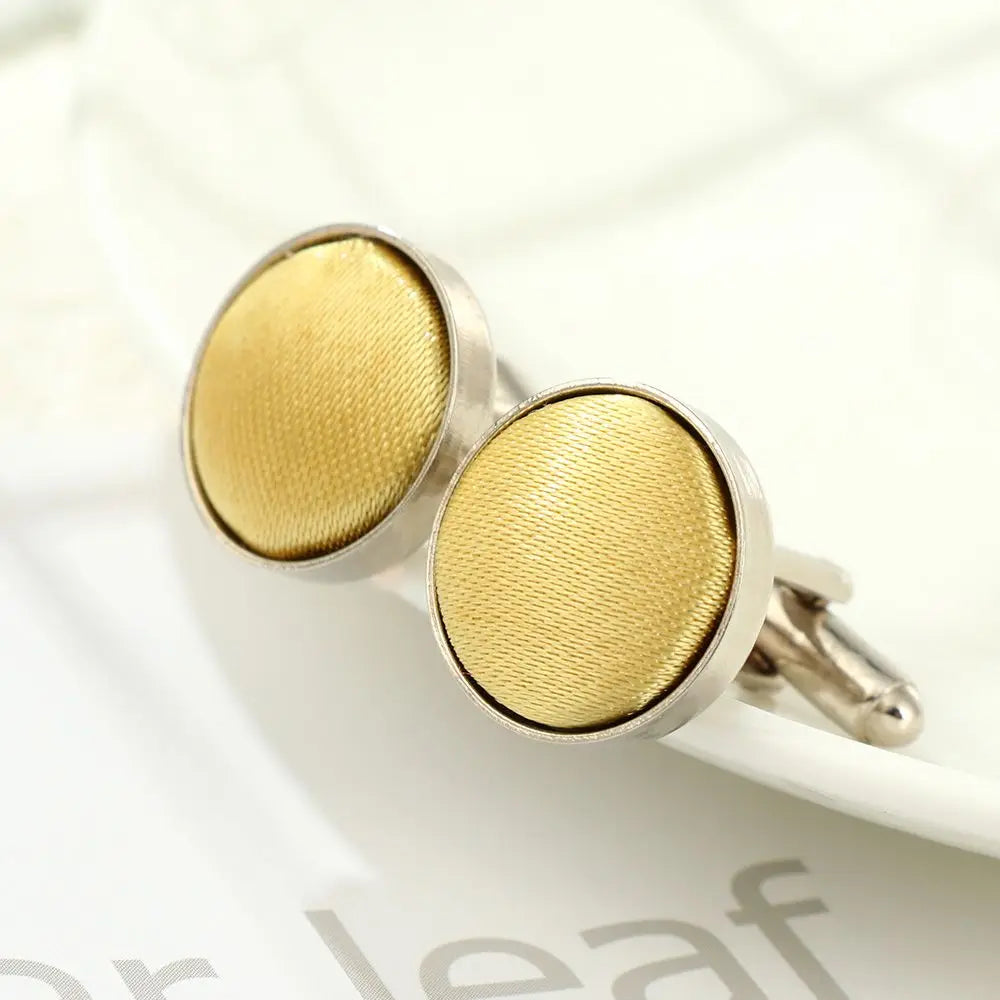 Manschettenknöpfe 2025: High Quality Novelty Stylish Plain Round Wedding - Mens Cufflinks Clothes Buttons Shirt Cuff Links Apparel Collection