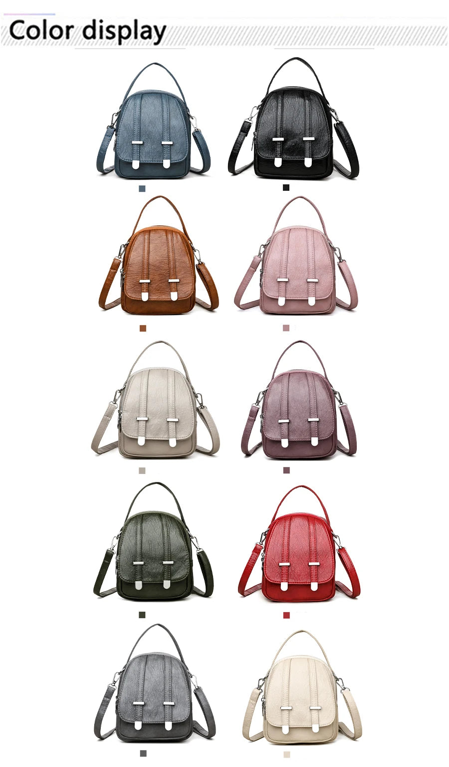 Fashion Multilayer Crossbody Bags For Women 2024 Luxury Designer Brand Leather Shoulder Messenger Bag Ladies Purses and Handbags